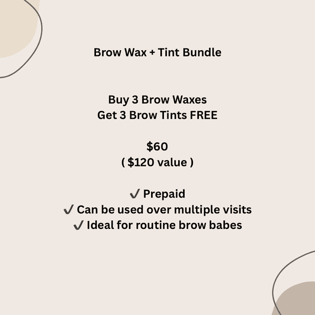 Brow babe bundle at SkyWood Esthetics in Farragut, TN